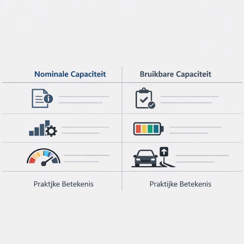 Wat is het verschil tussen nominale en bruikbare capaciteit supporting image 1