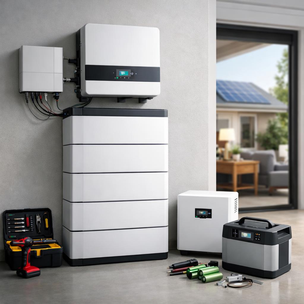 best DIY home battery systems for home energy storage cover illustration