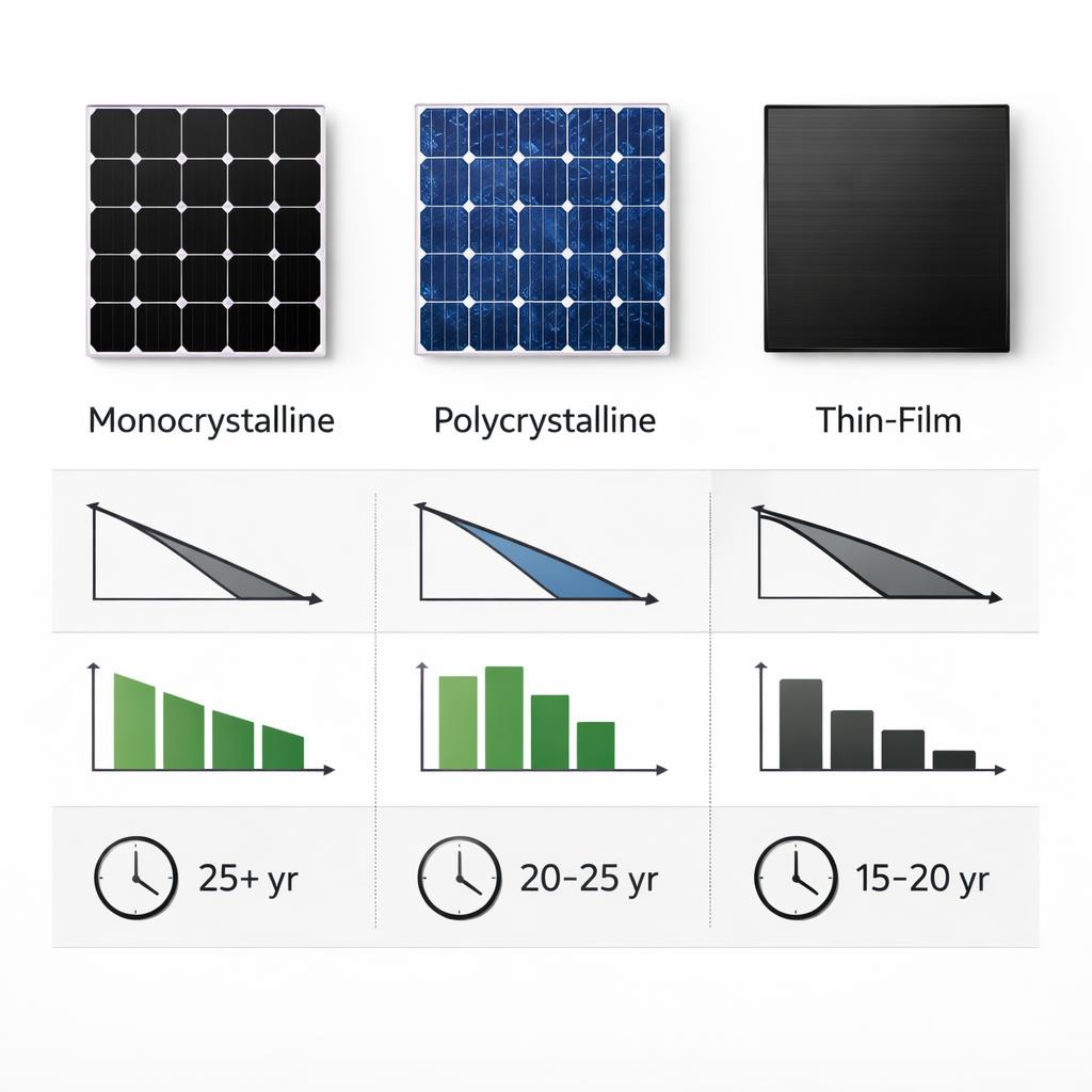 Welke soorten zonnepanelen leveren op lange termijn stabiele prestaties supporting image 1